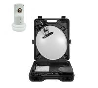 Pack MEGASAT Parabole satellite acier 40cm + LNB Single HDSAT