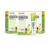 Pack Mensuel Kombucha ananas : 3 boites TEAZEN TZ-PKOPIAx3