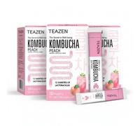 Pack mensuel kombucha pêche : 3 boites teazen tz-pkopehx3