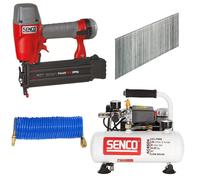 Pack menuisier: Cloueur FINISH PRO 18GA + Clous + Compresseur + Tuyaux - SENCO - Senco-B3