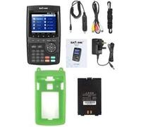 PACK Mesureur de Champ Satellite SATLINK WS 6916 HD DVB-S2+ Batterie supplémentaire + Coque Silicone Vert - Noir