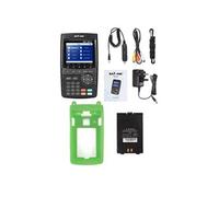 PACK Mesureur de Champ Satellite SATLINK WS 6916 HD DVB-S2+ Batterie supplémentaire + Coque Silicone Vert - Noir