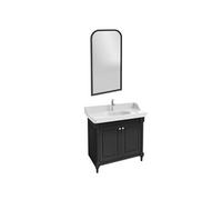 Pack meuble salle de bain Cléo 1889 plan vasque + colonne + miroir