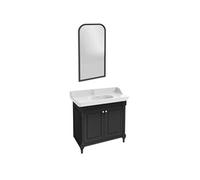 Pack meuble salle de bain Cléo 1889 plan vasque + colonne + miroir