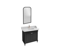 Pack meuble salle de bain Cléo 1889 plan vasque + colonne + miroir