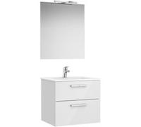 Pack meuble Unik VICTORIA 60cm blanc brillant - ROCA - A851602806 Blanc G