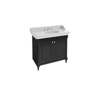 Pack meuble vasque Cléo 1889 3 trous + mélangeur croisillon chromé
