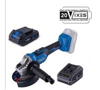 Pack Meuleuse d'angle sans fil BC-AG125-X - brushless 125mm - SCHEPPACH 20V IXES + batterie 2Ah + chargeur