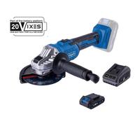 Pack Meuleuse d'angle sans fil C-AG125-X - 125mm - SCHEPPACH 20V IXES + batterie 2Ah + chargeur