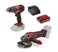 Pack meuleuse d'angle sans fil TE-AG 18/125 + perceuse à percussion sans fil Pro TP-CD 18/50 - Power X-Change EINHELL