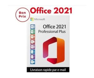 PACK MICROSOFT OFFICE 2021 PRO PLUS 1 PC activation à télécharger - Rapide Mail & Messagerie Cdiscount