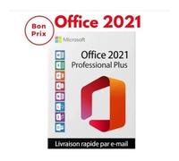 PACK MICROSOFT OFFICE 2021 PRO PLUS - Microsoft - 1 PC - Clé d'activation - Windows 10/11 - Livraison rapide