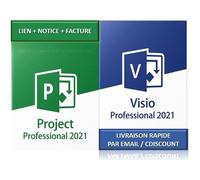 Pack Microsoft Project 2021 Pro - Microsoft - Téléchargement - Windows 10 - Clé d'activation - Support 24/7