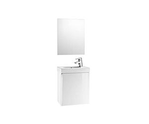 PACK MINI C/ESPEJO 450MM BLANCO BRILLO