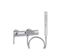 Pack mitigeur bain douche Aléo+ + douchette Shift+ ronde + flexible à écrou 175 cm