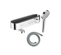 Pack mitigeur bain douche thermostatique ShowerTablet Select + Flexible Isiflex + Pommeau de douche Vernis Blend Chromé