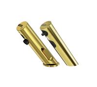 Pack mitigeur infrarouge avec robinet d'arrêt + Distributeur de savon infrarouge Linea Or brossé