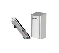 Pack mitigeur infrarouge avec robinet d'arrêt + Sèche-main Linea Chromé