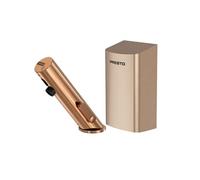 Pack mitigeur infrarouge avec robinet d'arrêt + Sèche-main Linea Cuivre brossé
