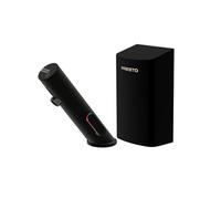 Pack mitigeur infrarouge avec robinet d'arrêt + Sèche-main Linea Noir mat