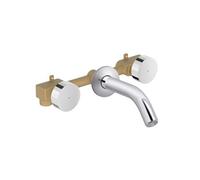 Pack mitigeur lavabo encastré 3 trous Grands Boulevards chrome avec mécanisme complet