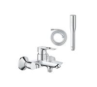 Pack mitigeur mécanique bain douche Start Loop + Douchette 1 jet Vitalio Get Stick et flexible