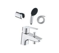 Pack mitigeur mécanique Quickfix Start 2021 + Douchette 2 jets GROHE Vitalio Start 110 + Flexible1750 mm et support