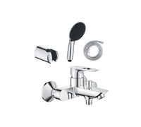 Pack mitigeur mécanique Start Loop + Douchette 2 jets GROHE Vitalio Start 110 + Flexible1750 mm et support