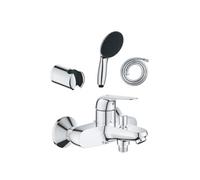 Pack mitigeur mï¿½canique Swift + Douchette 2 jets GROHE Vitalio Start 110 + Flexible1750 mm et support