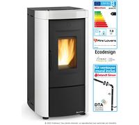 Pack Moira Evo 7kW + kit ventouse mural blanc