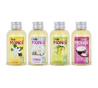Pack monoi Tevi Tahiti 4 parfums de 60ml