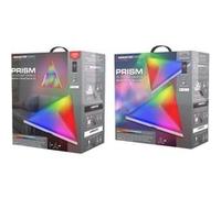 Pack monster illuminessence smart prism starter + 2 panneaux d'eclairage led 3d - mode d'activation vocale - multicolore G