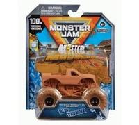 Pack monster jam vehicule exclusif 1:64 - mystery mudders serie - camion truck metal - set jouet garcon et carte
