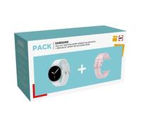 Pack Montre connectée Samsung Galaxy Watch 8 40 mm Bluetooth Argent + Bracelet sport en silicone Rose