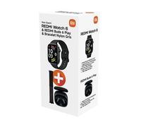 Xiaomi Pack Redmi Watch 6 Noir + Ecouteurs sans fil Redmi Buds 6 Play Bluetooth Noir + Bracelet Nylon