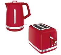 PACK MOULINEX Grille-pain 2 fentes Rouge + Bouilloire 1.7 L Rouge