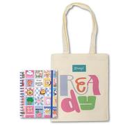 Pack Mr. Wonderful Agenda 2026 2027 Hebdomadaire avec Autocollants et Extras - Planificateur Semaine Septembre 2026 à Août 2027 + Mr. Wonderful Tote Bag en Coton