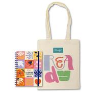 Pack Mr. Wonderful Agenda 2026 2027 Journalier avec Autocollants et Accessoires - Planificateur Septembre 2026 à Août 2027 + Mr. Wonderful Tote Bag en Coton