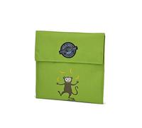 Pack n' Snack Sac à sandwich avec fermeture magnétique réutilisable pour panini snacks pauses Rouge 18 x 18 x 0,5 cm