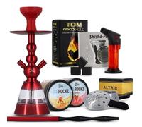 pack narguilé altair khephren deluxe rouge