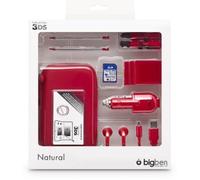 Bigben Interactive BB293128 Pack Natural Red Pack d'Accessoires Console Compatible:Nintendo 3DS