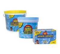 Pack nettoyage au chlore Joker MAREVA pour piscine - chlore lent - chlore rapide - cartouches clarifiantes G