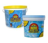 Pack nettoyage au chlore Joker MAREVA pour piscine - chlore lent - chlore rapide G