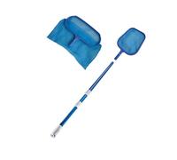 Pack nettoyage MAREVA pour piscine - Manche télescopique - Epuisette de fond - Epuisette de surface