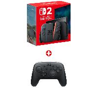 Pack Nintendo : Console Nintendo Switch 2 + Manette Switch Pro 2