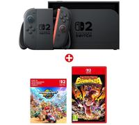 Pack Nintendo : Console Nintendo Switch 2 + Mario Kart World (Code) + Donkey Kong Bananza
