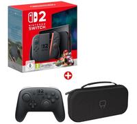 Pack Nintendo : Console Nintendo Switch 2 + Mario Kart World (Code) + Manette Switch Pro 2 + Housse de transport