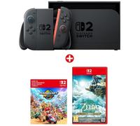 Nintendo Switch 2 + Mario Kart World console de jeux portables 20,1 cm (7.9") 256 Go Écran tactile Wifi Noir