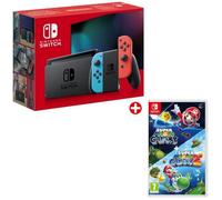 Pack Nintendo : Console Nintendo Switch • Néon + Super Mario Galaxy 1 + 2