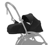 Pack nouveau-né Stokke YOYO 0+, Black - Comprend un matelas, une capote extensible et un harnais à cinq points - Requiert le châssis YOYO (vendu séparément)